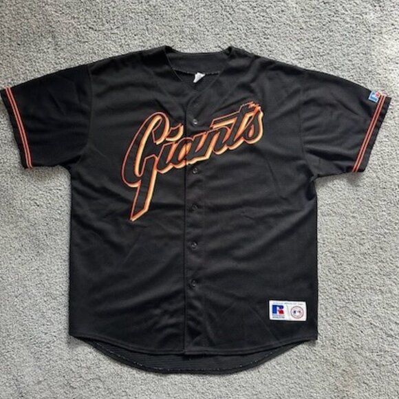 SF Giants Baseball Jersey by Russell Athletic MLB Genuine Merch. Sz. XL  VGUC - Picture 1 of 9